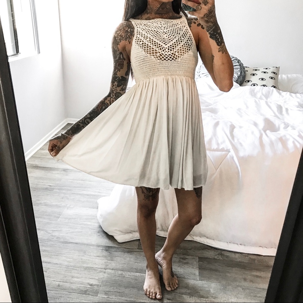Boho Crochet Summer Dress